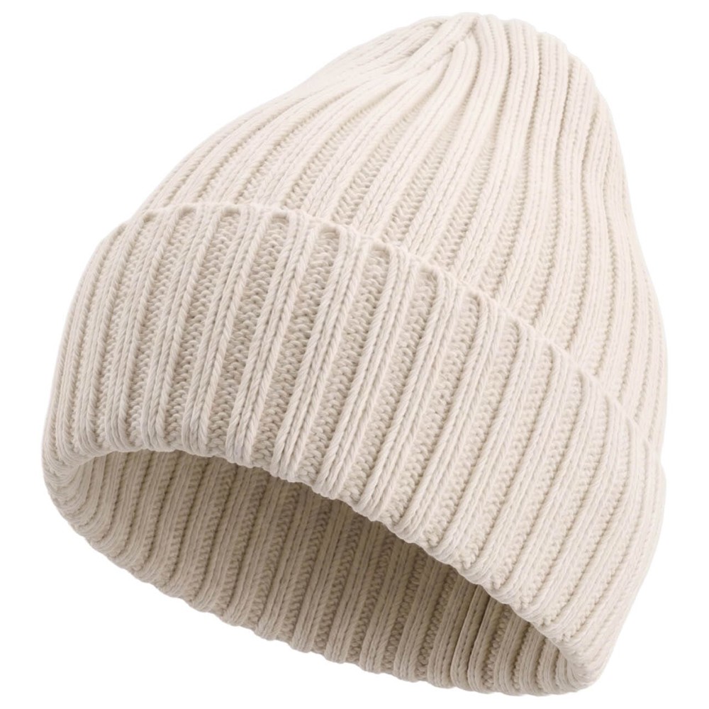 Nilton's Gebreide muts, 15% Merinowol - Gebroken wit (Off White) / Gebroken wit