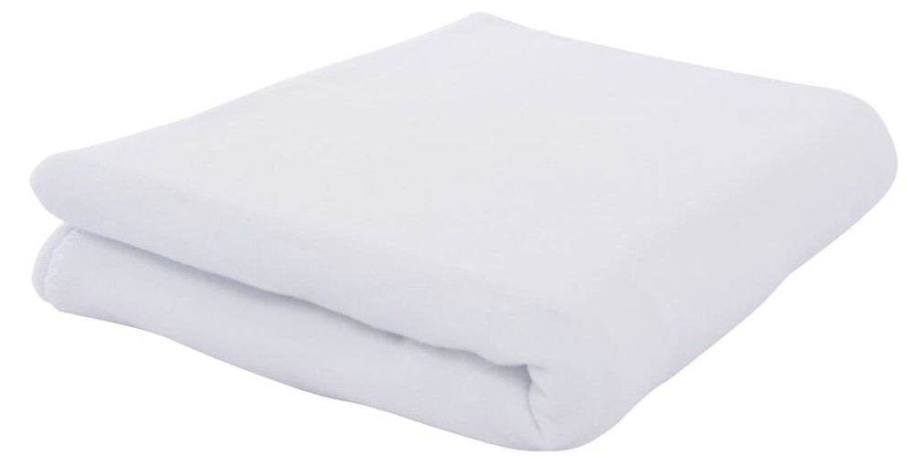 Nilton's Fleeceplaid 150x120 cm, 250 gr/m² - Wit (White) / Wit