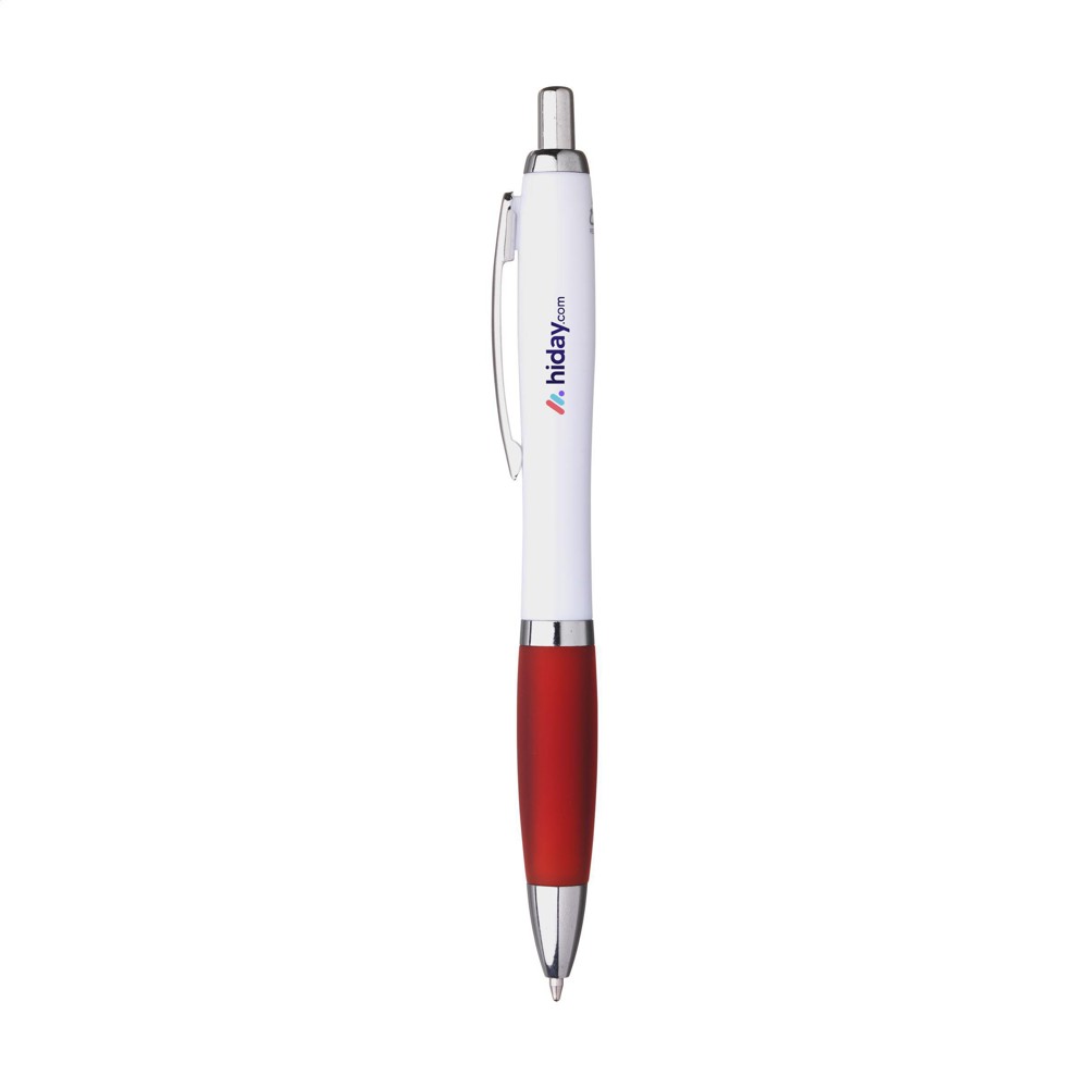 Athos Trans RCS Recycled ABS pennen - rood (± PMS 7621C)