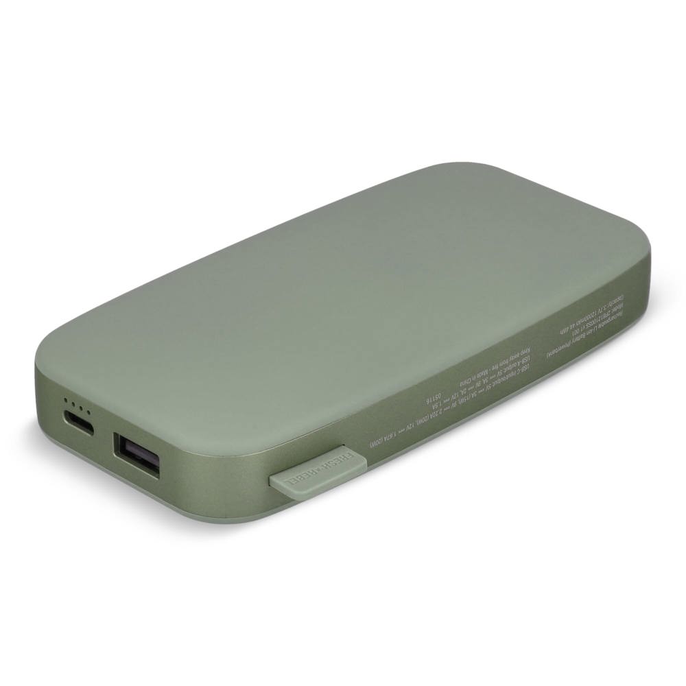 2PB12100 | Fresh 'n Rebel Powerbank 12000 mAh USB-C Fast Charging 20W - Dried Green