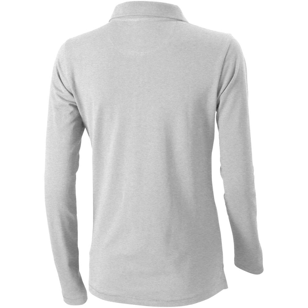 Calgary 180 g/m² damespolo met lange mouwen