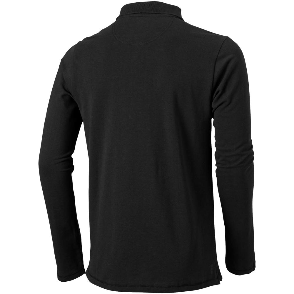 Calgary 180 g/m² herenpolo met lange mouwen