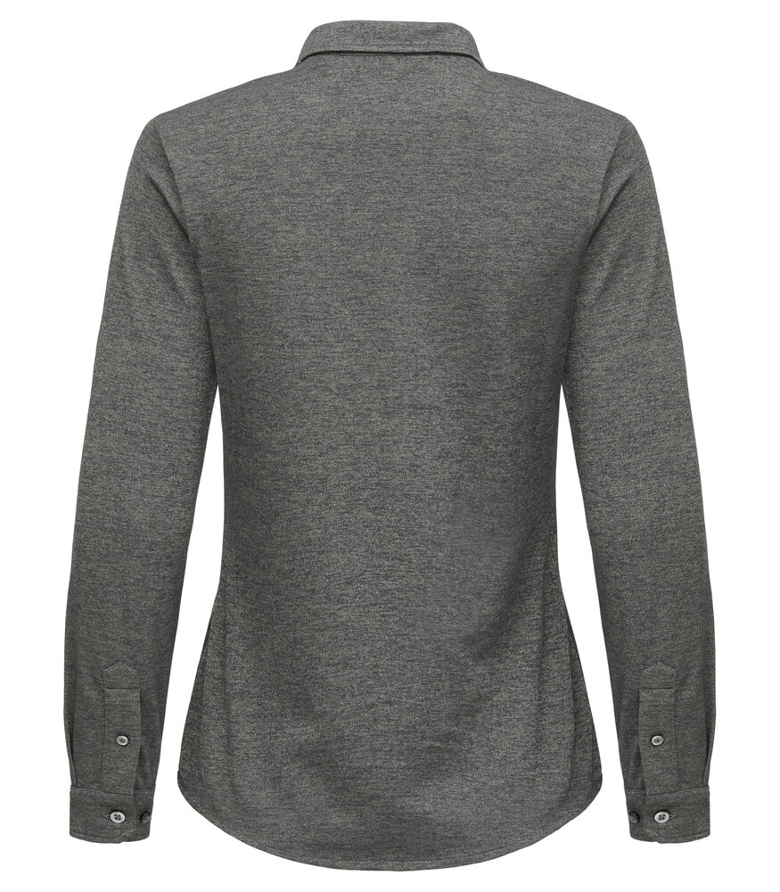Cutter & Buck - Advantage Shirt Dames Antraciet Mélange XS