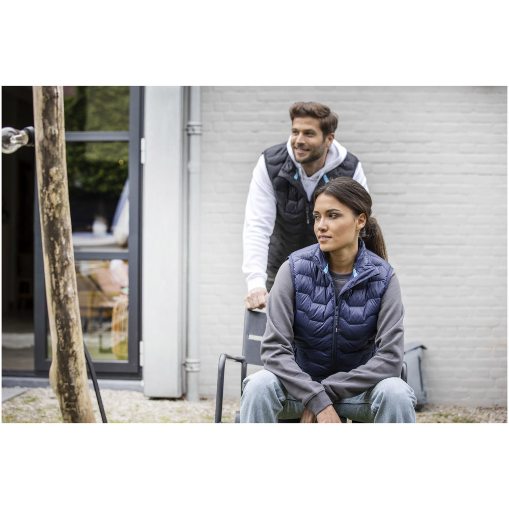 Petalite GRS gerecyclede geïsoleerde down bodywarmer voor heren