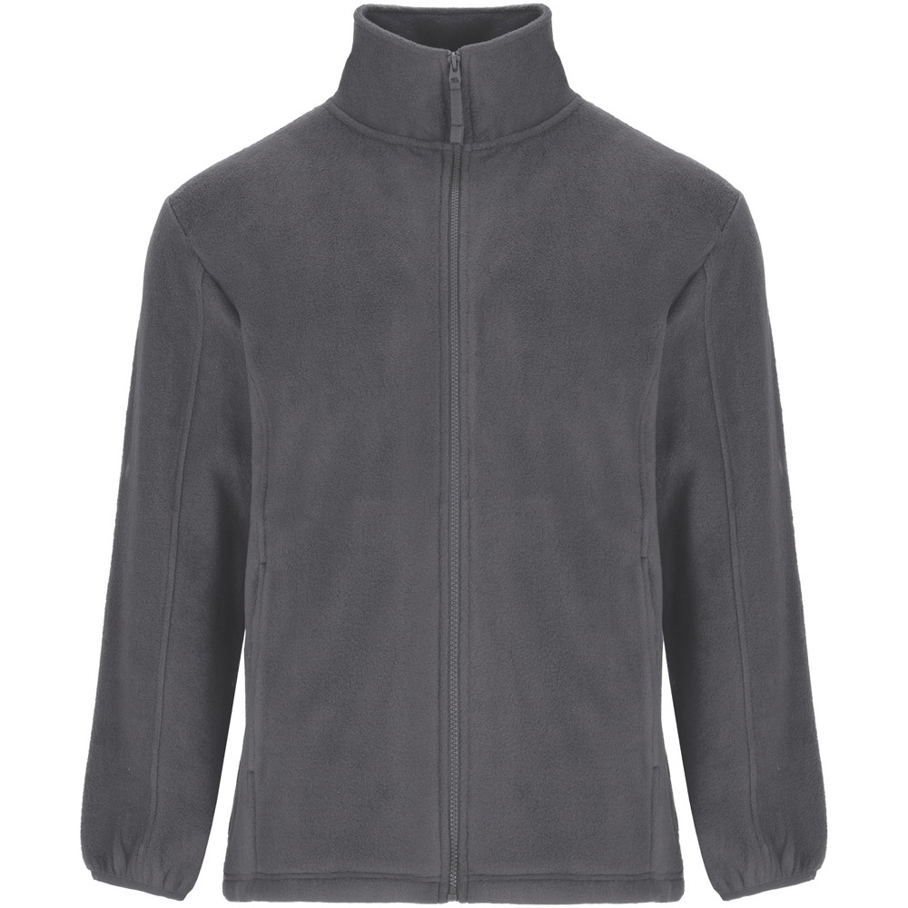 Artic fleece herenjack met volledige rits - Lood