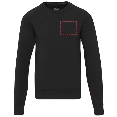 Yukon 350 g/m² unisex interlock sport crewneck sweater