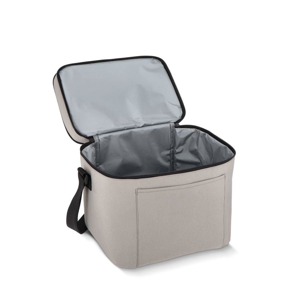 600D gerecycled PET koeltas met twee vakken 30 x 20 x 24 cm 12 L
