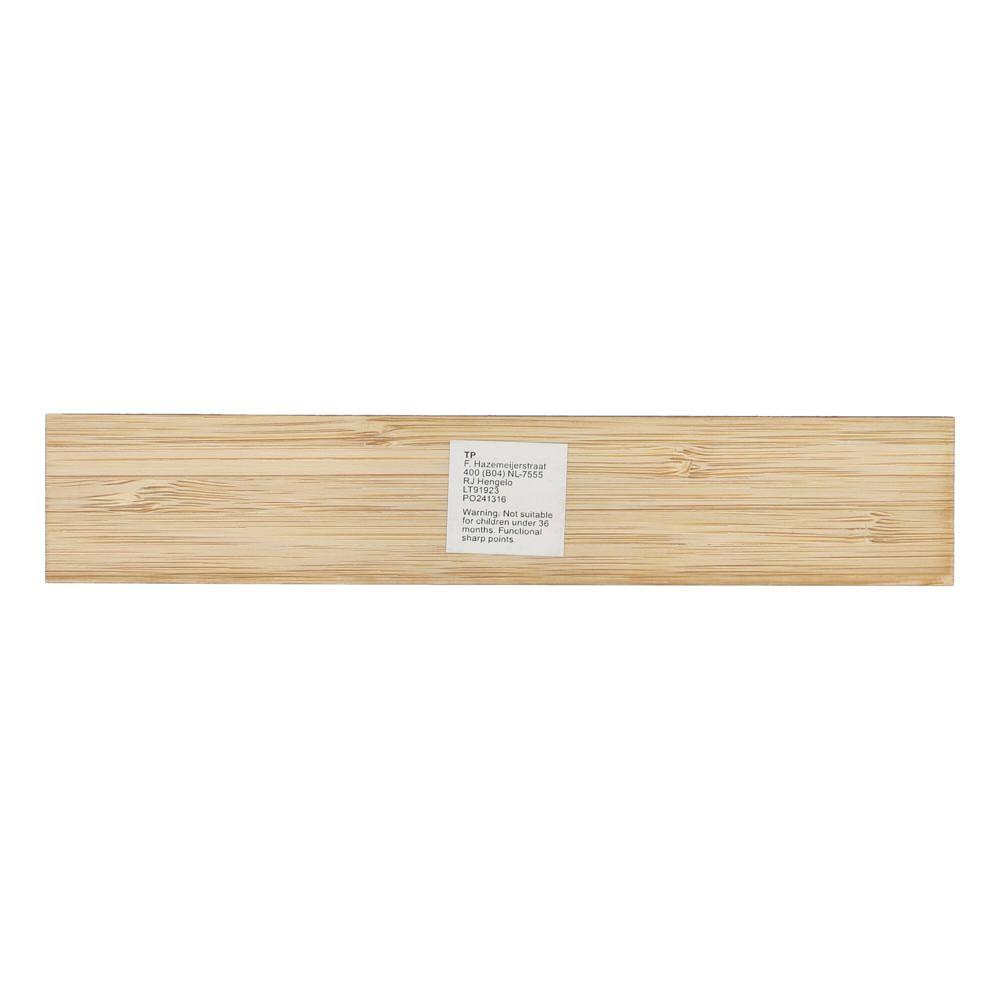 Bamboe liniaal 15cm