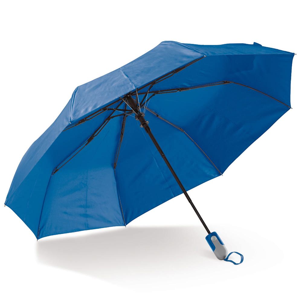 Opvouwbare 22” paraplu auto open - Blauw