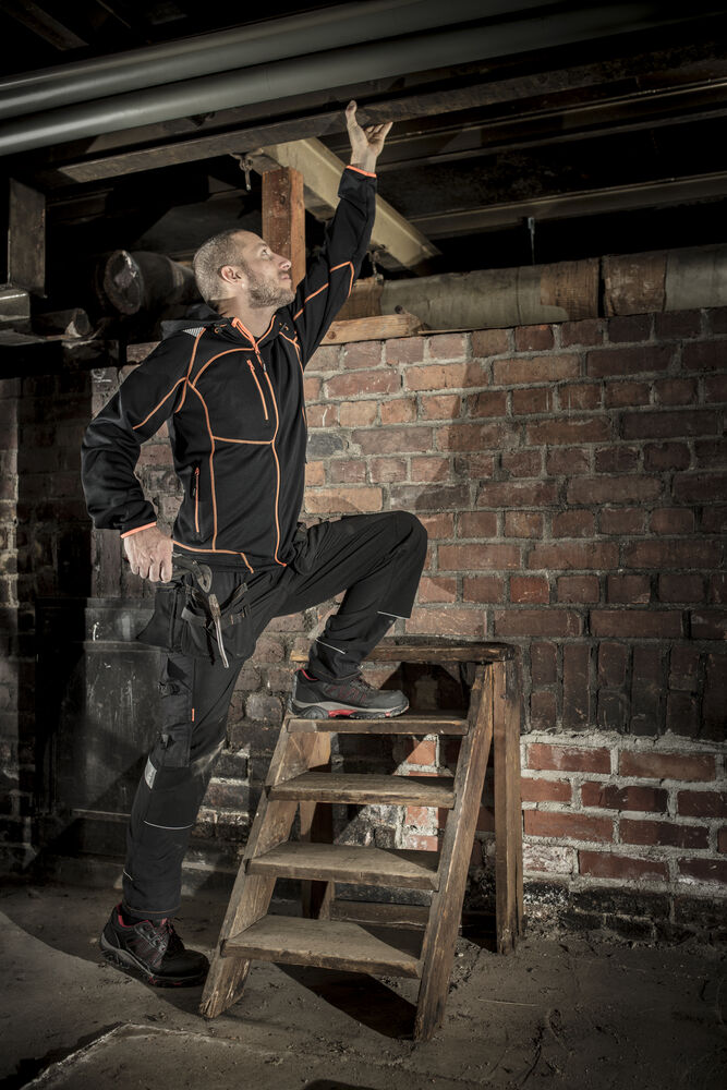 Jobman - 2191 Stretch Trousers HP Donkergrijs/Zwart 92