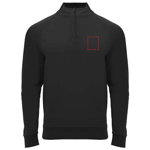 Epiro 200 g/m² sweatshirt met lange mouwen en kwartrits voor kinderen