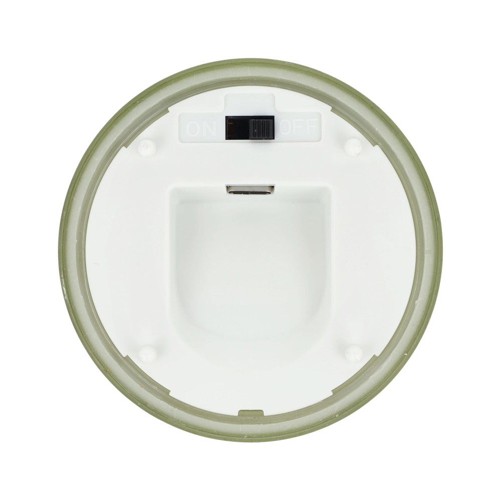 Nyelle oplaadbare LED Wax kaars in glas