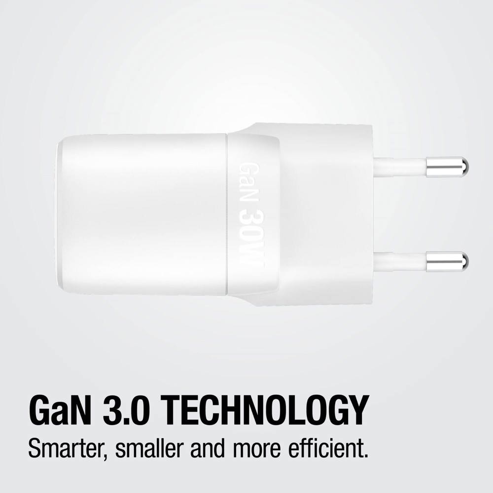 Fresh 'n Rebel 30W Snellader GaN USB-C &amp; USB-A