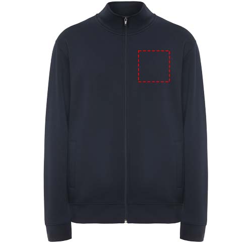 Ulan 280 g/m² unisex sweater met volledige rits