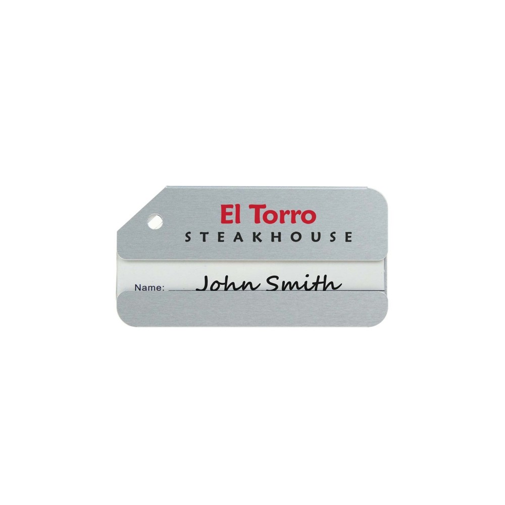 Luggage Tag Aluminium- Zilver