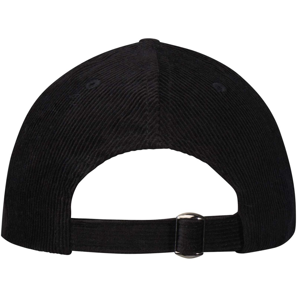 Hutton 280 g/m² 6 panel cap van gerecycled corduroy