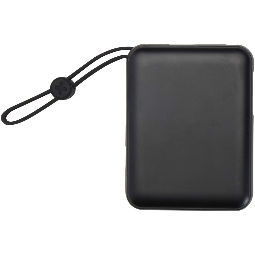 Acrux tabletpowerbank van 10.000 mAh 35 W met ingebouwde Type-C kabel van gerecycled plastic
