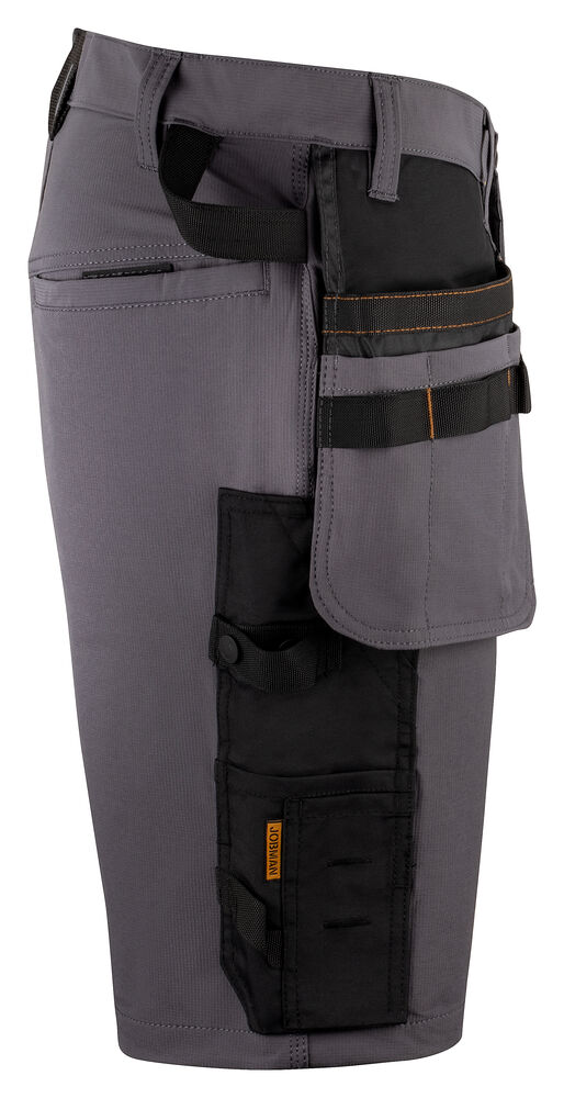 Jobman - 2196 Stretch Shorts HP Donkergrijs/Zwart C44