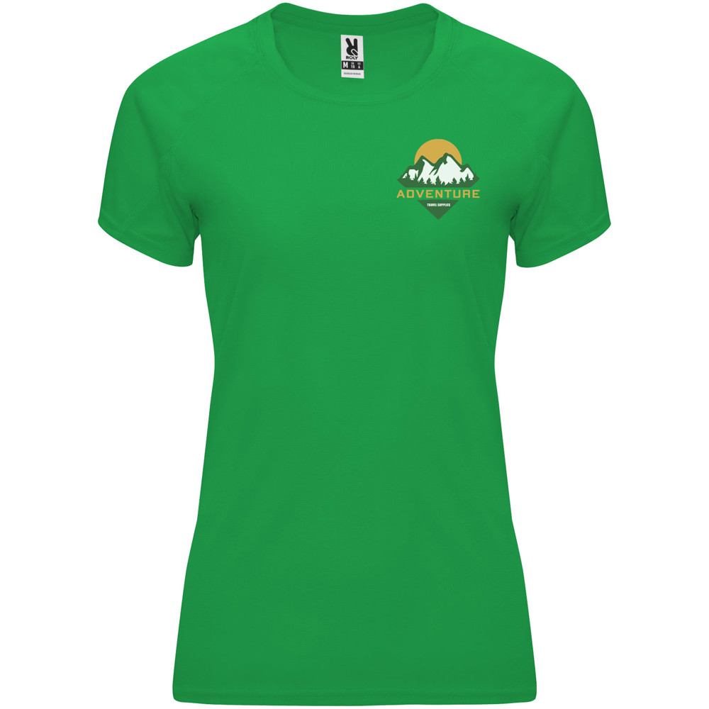 Bahrain 135 g/m² sportshirt met korte mouwen voor dames