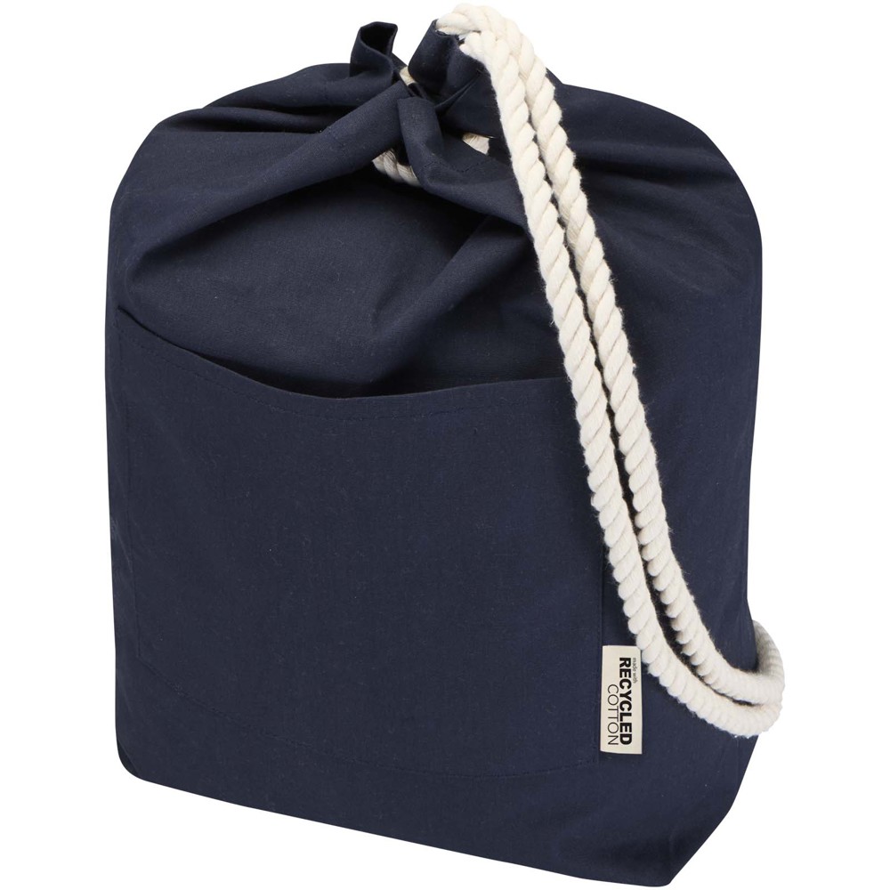 Florida 270 g/m² GRS gerecyclede sailor duffel bag 15 l - Marineblauw