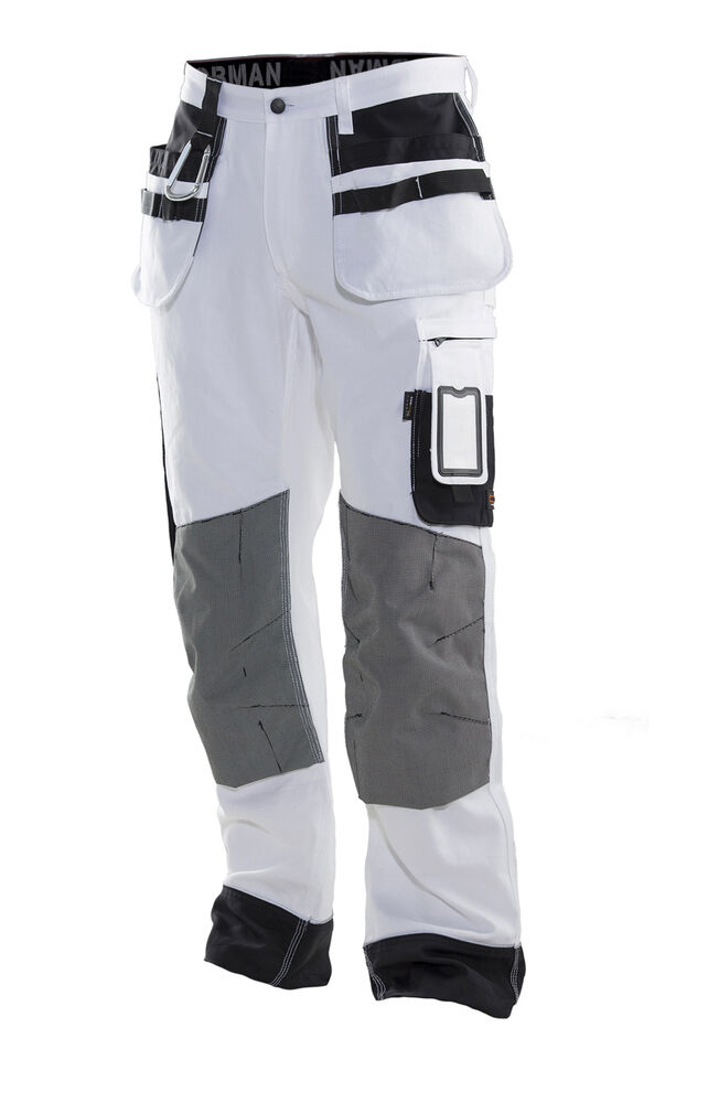 Jobman - 2171 Painters' Trousers Core - Wit/zwart