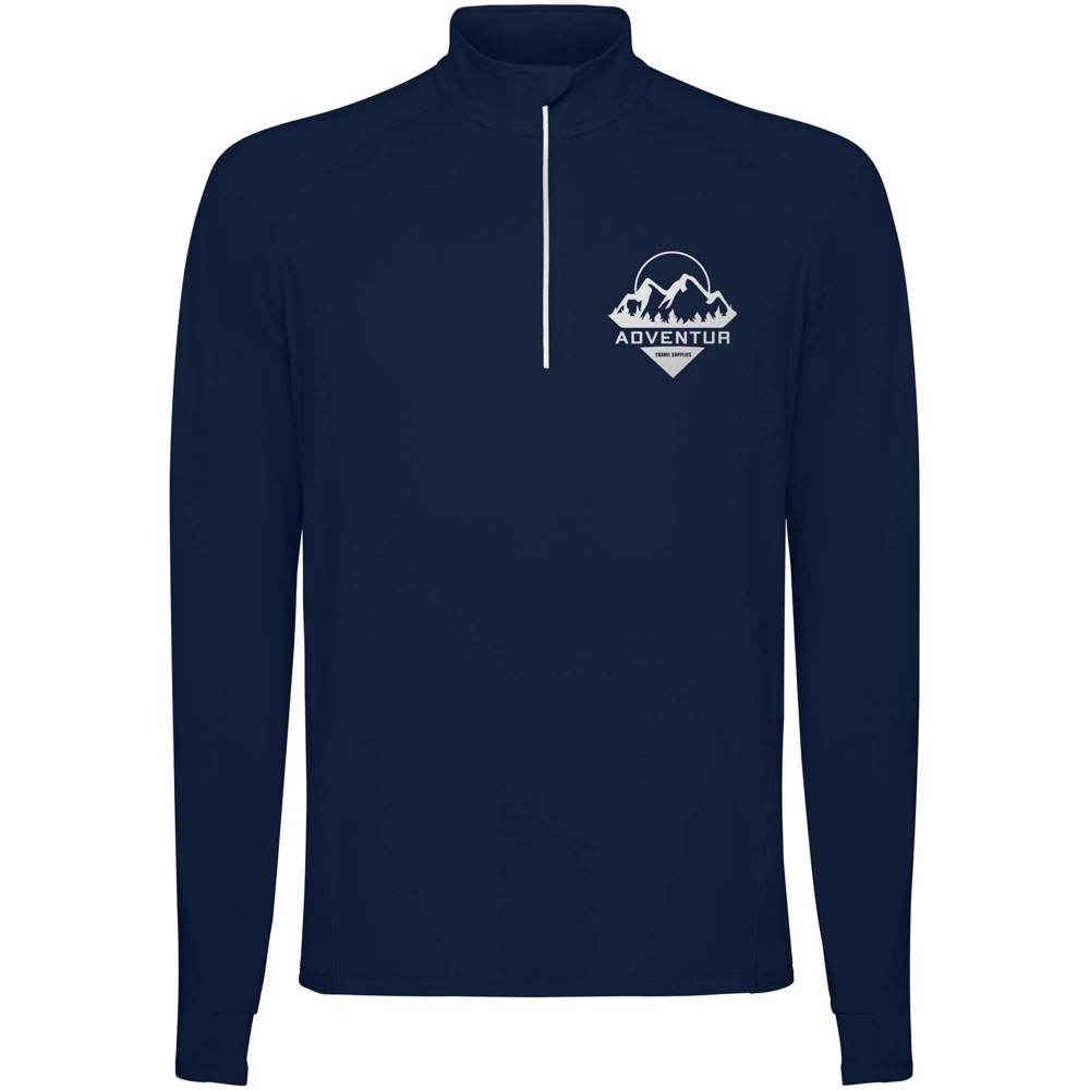 Estambul 200 g/m² herensweater met lange mouwen en halve rits