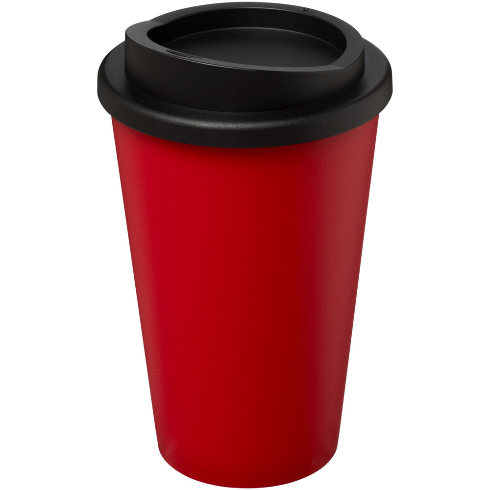 Americano® 350 ml geïsoleerde beker - Rood, Zwart