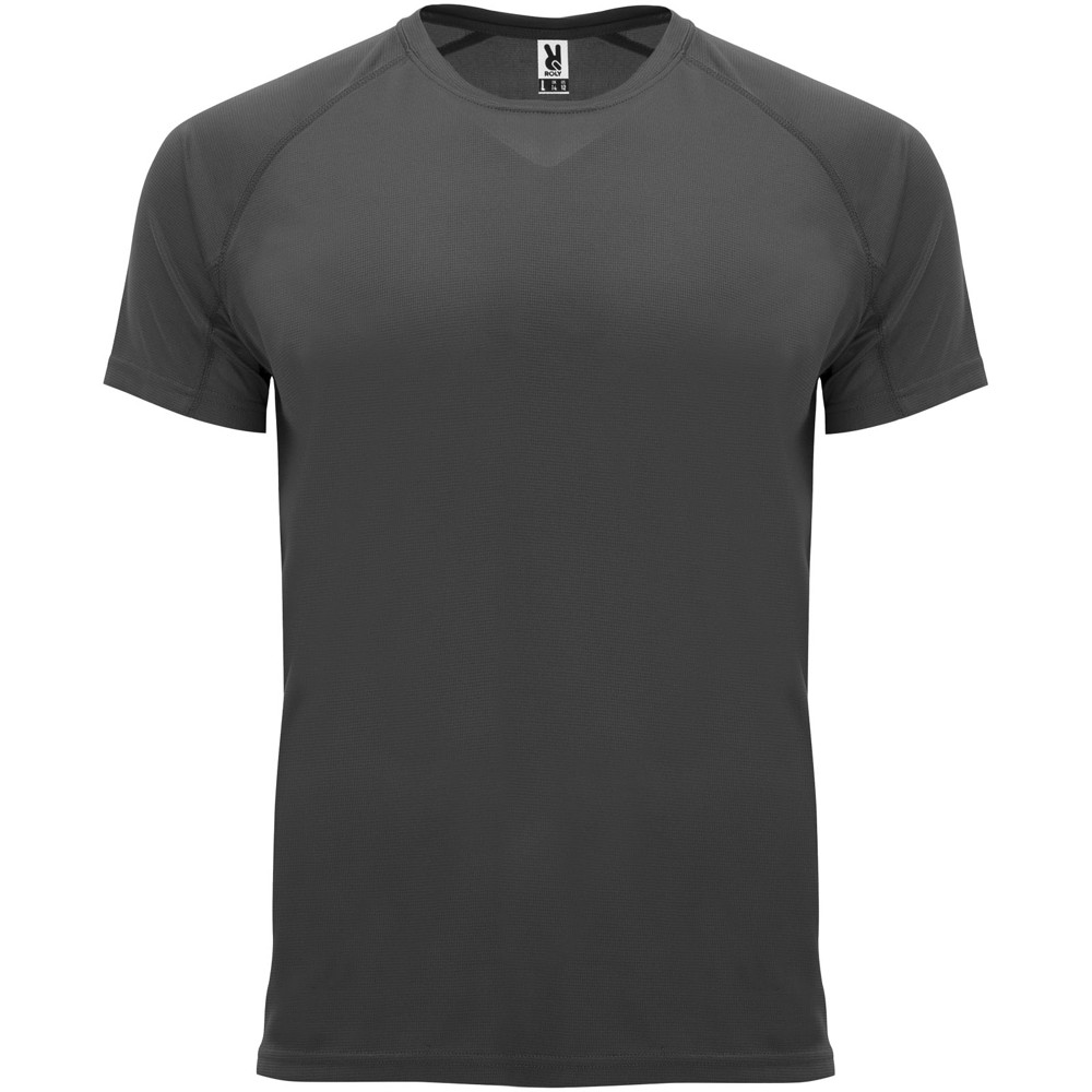 Bahrain 135 g/m² sportshirt met korte mouwen voor kinderen - Donkerlood