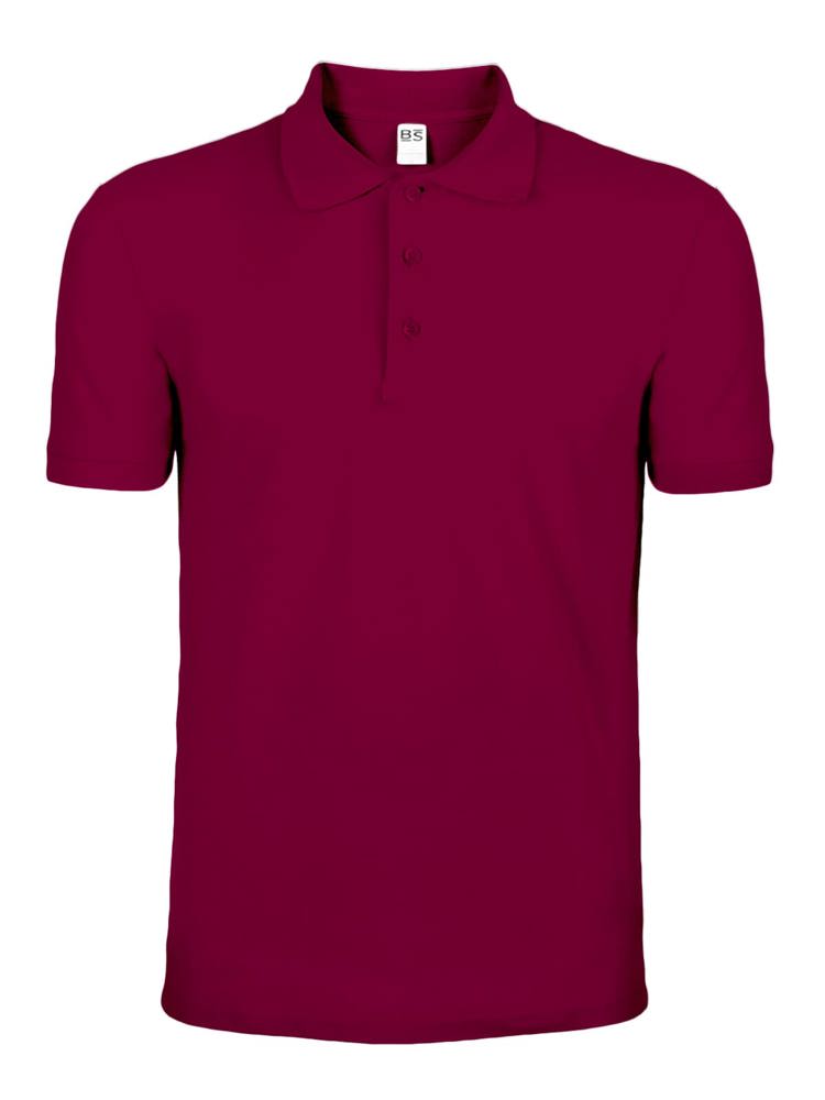 BS Evolution polo, 180 gr/m² - Bordeaux (PMS 7428C)