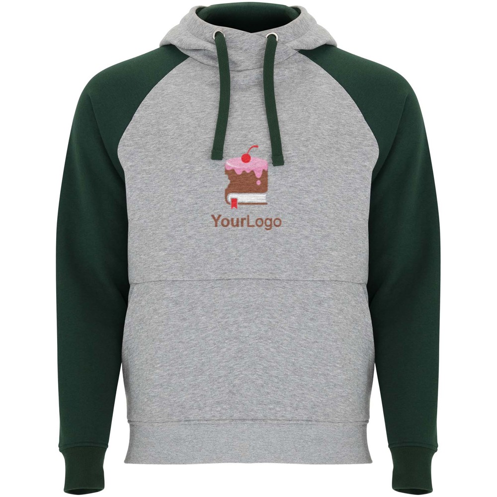 Badet 280 g/m² tweekleurige kinderhoodie