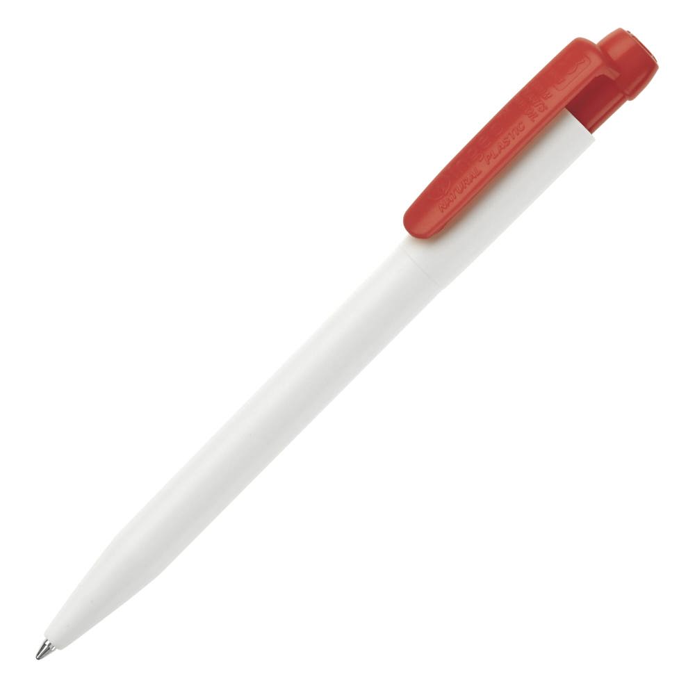 Balpen Ingeo TM Pen hardcolour - Wit / Rood