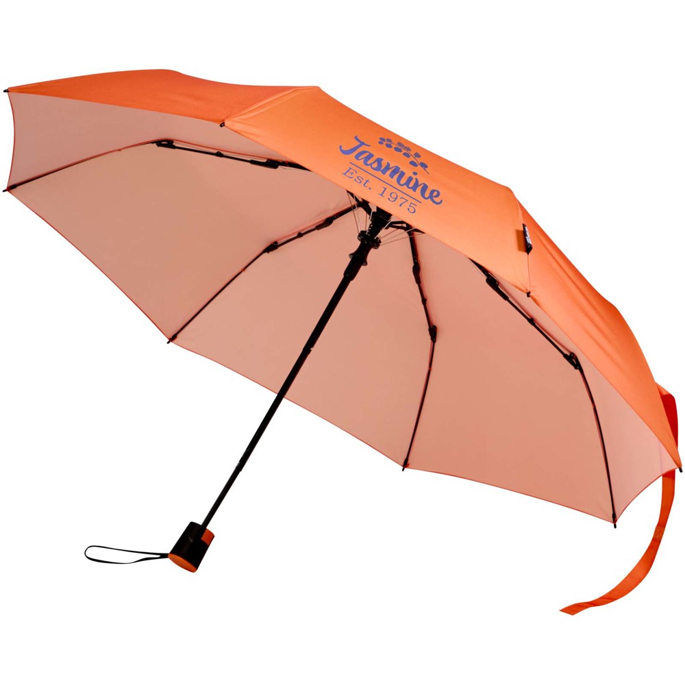Agnes 21" opvouwbare paraplu met automatische opening van RPET