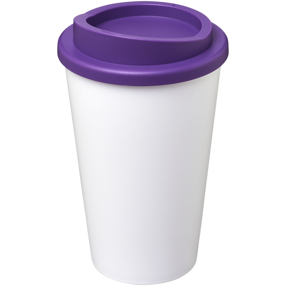 Americano® 350 ml geïsoleerde beker - Wit, Paars