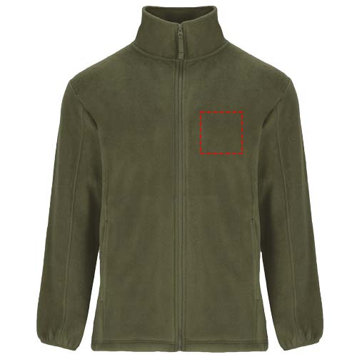 Artic fleece herenjack met volledige rits