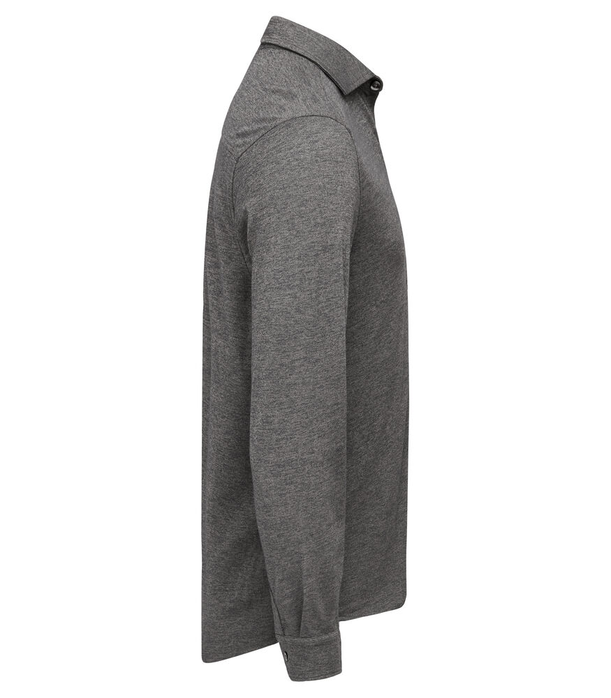 Cutter & Buck - Advantage Shirt Heren Antraciet Mélange 3XL