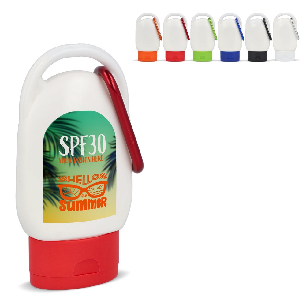 Zonnebrandlotion met Karabijnhaak SPF30 Gerecycled Materiaal 30ml