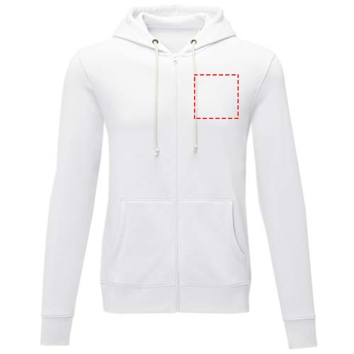 Charon 240 g/m² heren hoodie met ritssluiting