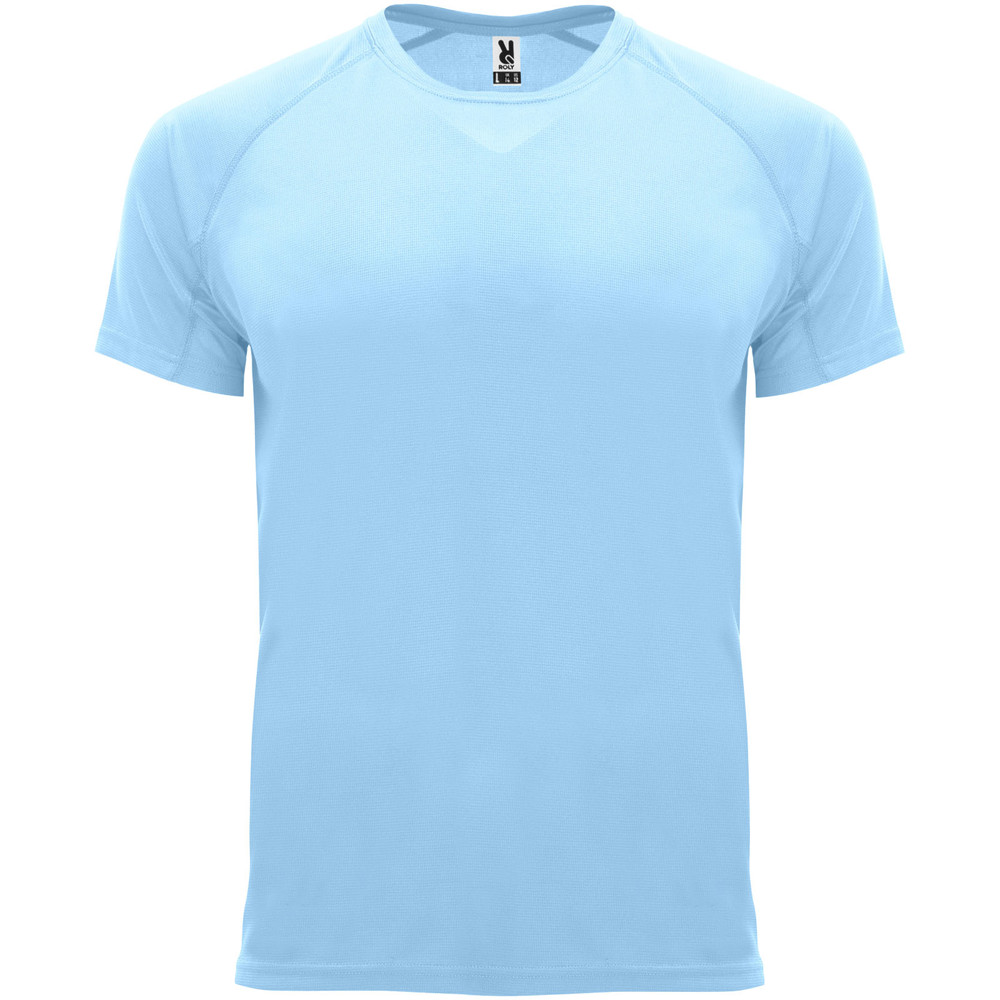 Bahrain 135 g/m² sportshirt met korte mouwen voor kinderen - Hemelsblauw