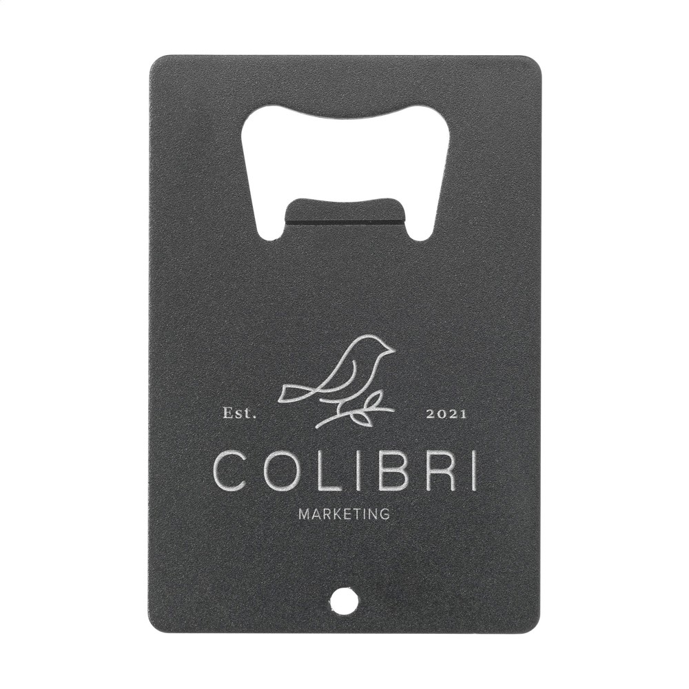 Carta Opener GRS Recycled Alu flesopener - Zwart