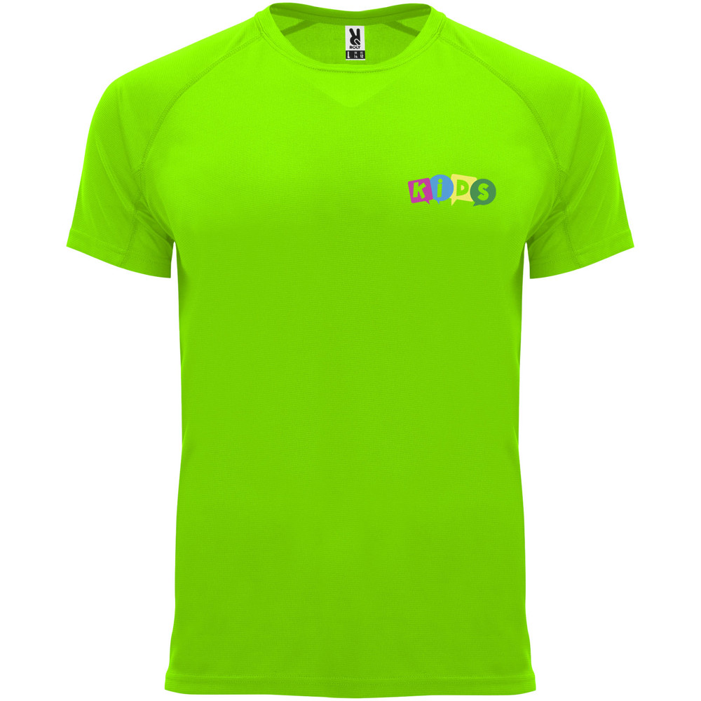 Bahrain 135 g/m² sportshirt met korte mouwen voor kinderen
