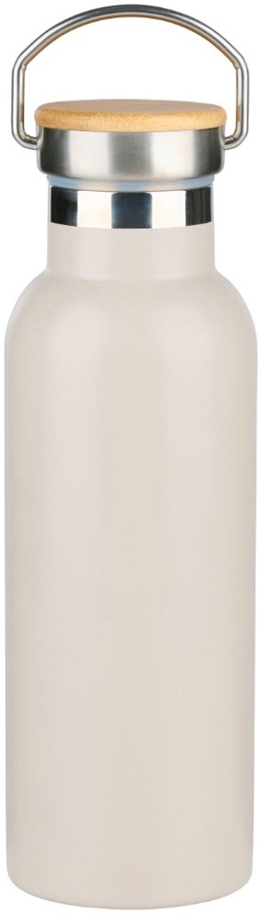 ALPINA Vacuum Bottle 500ml with Bamboo Lid- Black/White/Beige/Green
