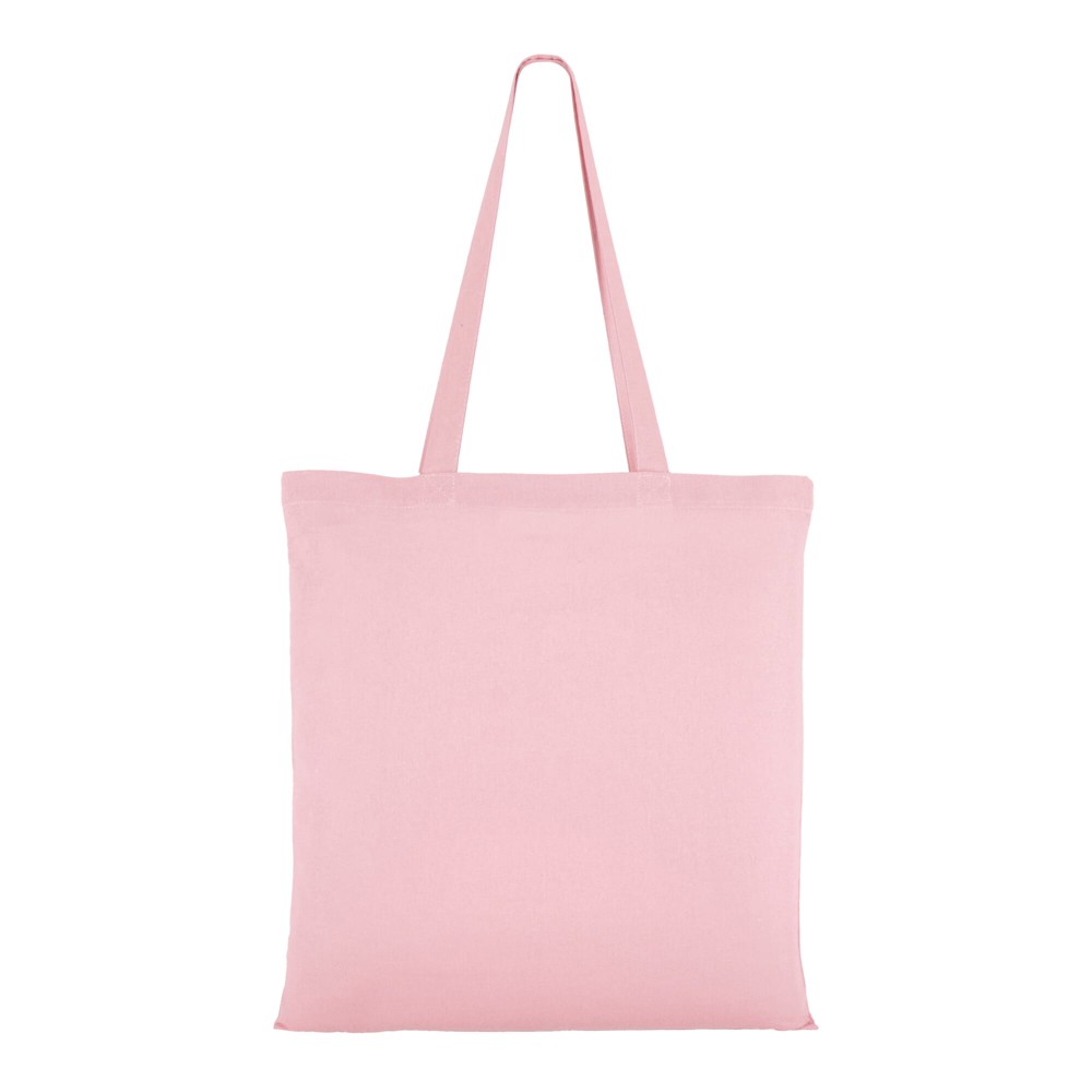 Schoudertas katoen OEKO-TEX® 140g/m² 38x42cm - Pastel rose