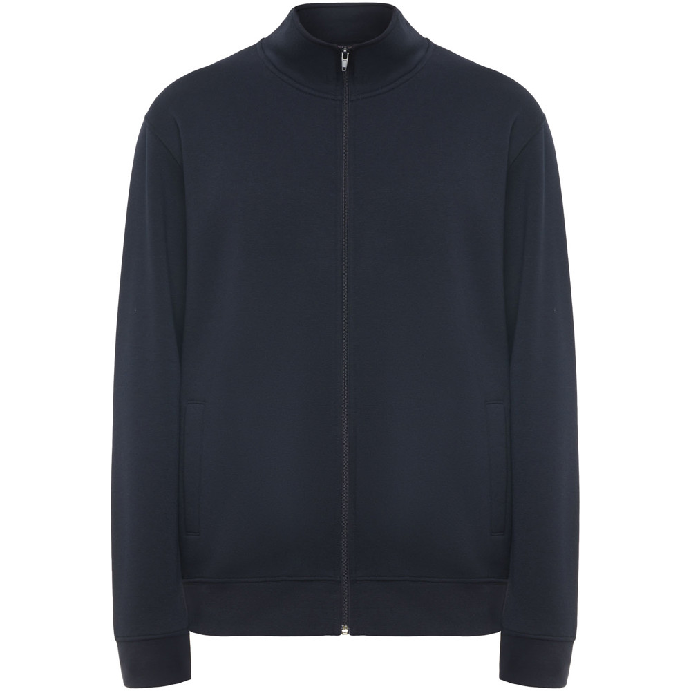 Ulan 280 g/m² unisex sweater met volledige rits - Marineblauw