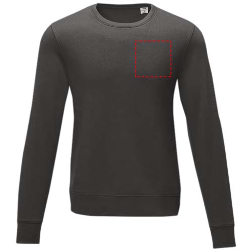 Charon 240 g/m² heren sweater met crewneck