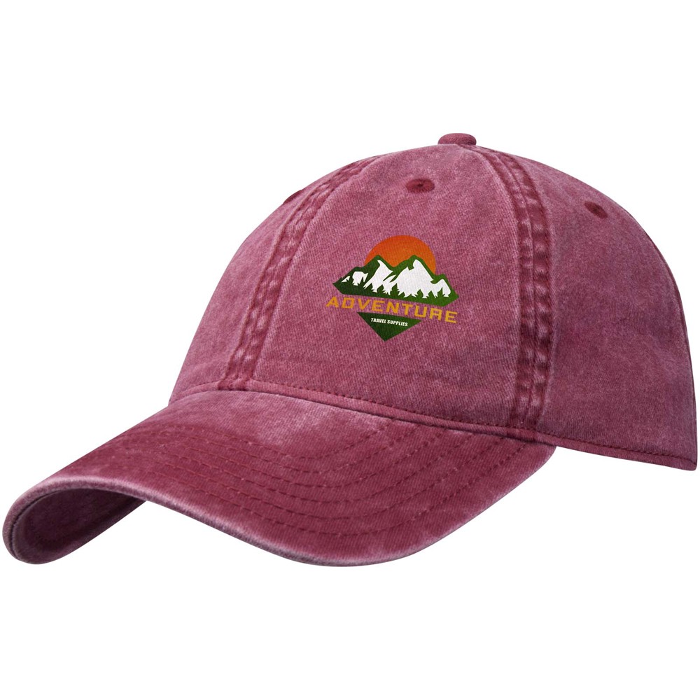 Grafton 270 g/m² 6 panel gewassen cap