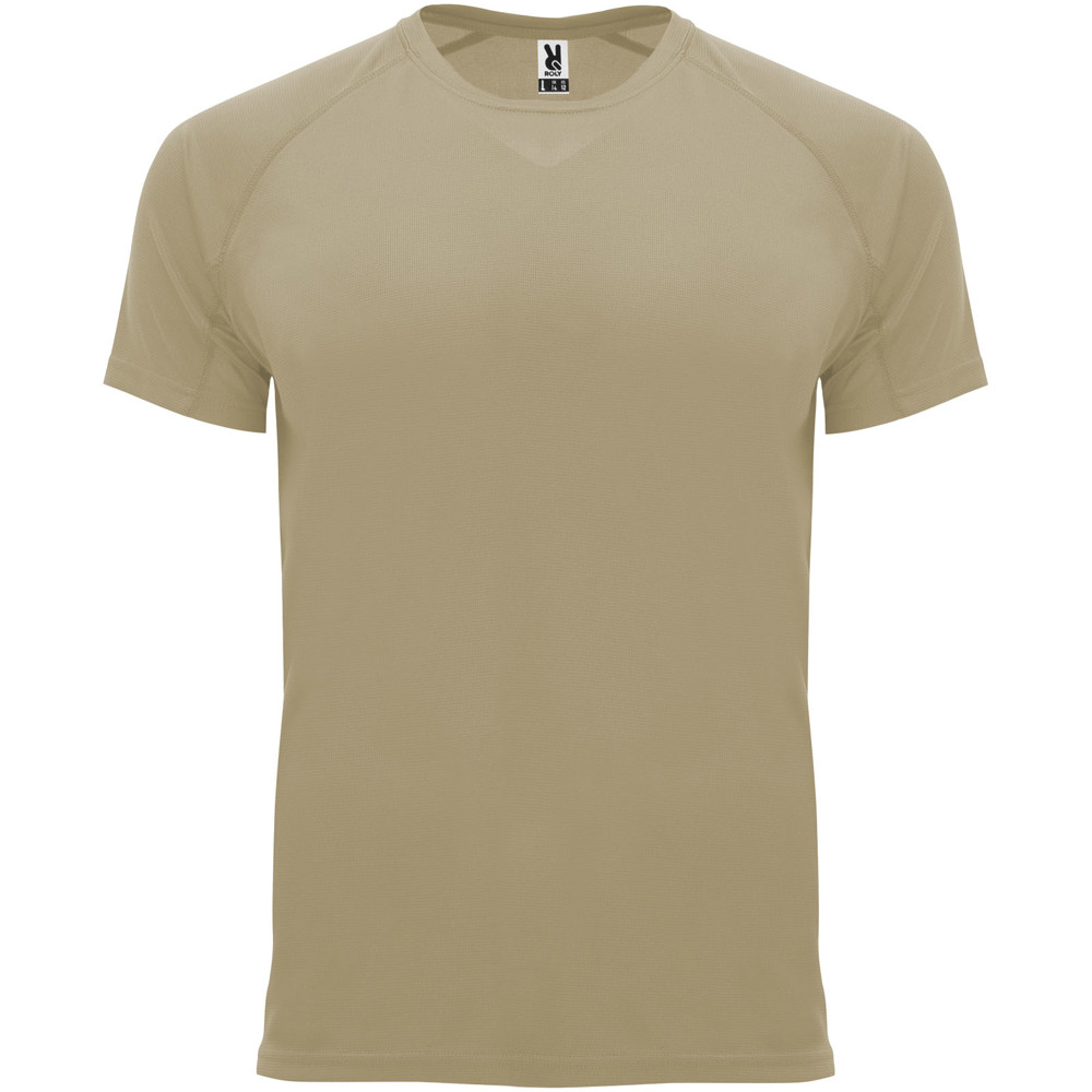 Bahrain 135 g/m² sportshirt met korte mouwen voor heren - Donkerzand