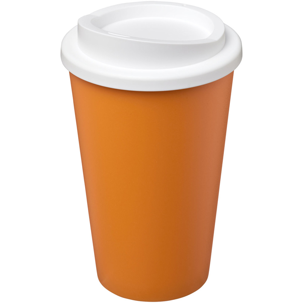 Americano® 350 ml geïsoleerde beker - Oranje, Wit
