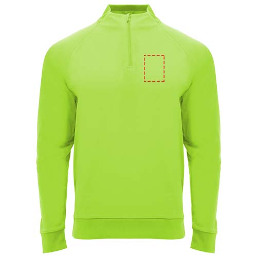 Epiro 200 g/m² unisex sweatshirt met lange mouwen en kwartrits