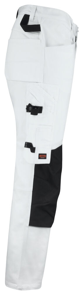 Jobman - 2130 Painters' Trousers Wit/Zwart 146