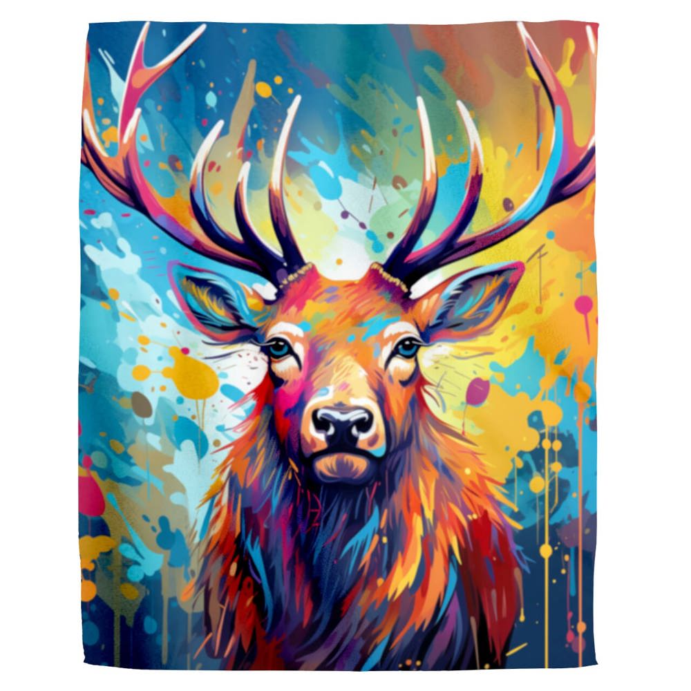 Nilton's Sherpa sublimatie fleeceplaid 150x120 cm, 300 gr/m²